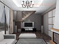 Проект дома в классическом стиле Классик 100 с мансардой :: Интерьер гостиной