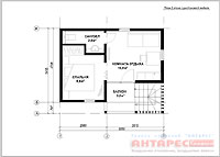 Проект современного дома Хай тек 44 :: План 2 этажа